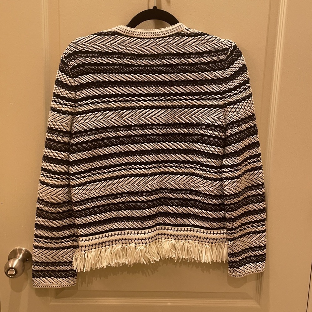 Tory Burch Raffia trim jacket, XS - Picture 3 of 3